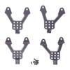 4 PCS Set Metal Front and Rear Shock Damper Supports Fit for Axial SCX10 1 10 RC Model Car