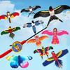 New DIY Toy Cartoon 35cm Large Eagle Kites Flying Bird Kites Plastic Eagle Kite