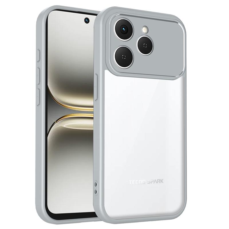 Transparent Silicone Case For Tecno Spark 40 Spark40 Pro Plus 40C PC Back TPU Bumper Shockproof Clear Phone Cases Cover