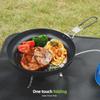 Portable Non-Stick Foldable Camp Pan for BBQ and Picnic