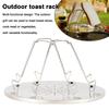 Туристический тостер на 4 ломтика - Легкий и компактный, идеально подходит для отдыха на природе