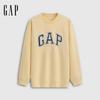 Gap Свободная толстовка с длинными рукавами и нашивкой с логотипом, унисекс.