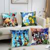 Miniso Kingdom Hearts Игровая наволочка для квадратной подушки Спальня Диван Досуг Комфортная подушка Автомобиль Гостиная Домашнее украшение