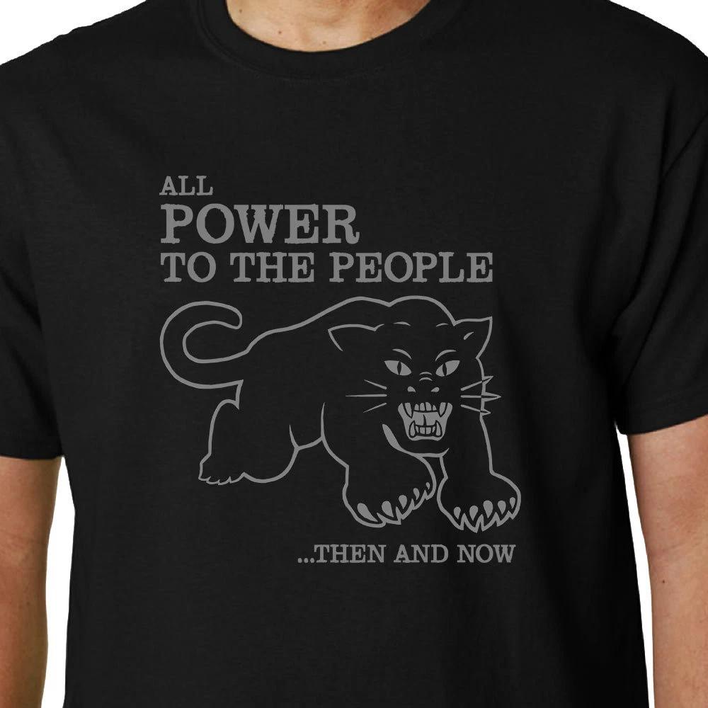 All Power to the People BLACK PANTHER t-shirt SEALE HUEY NEWTON QUOTE SLOGAN X