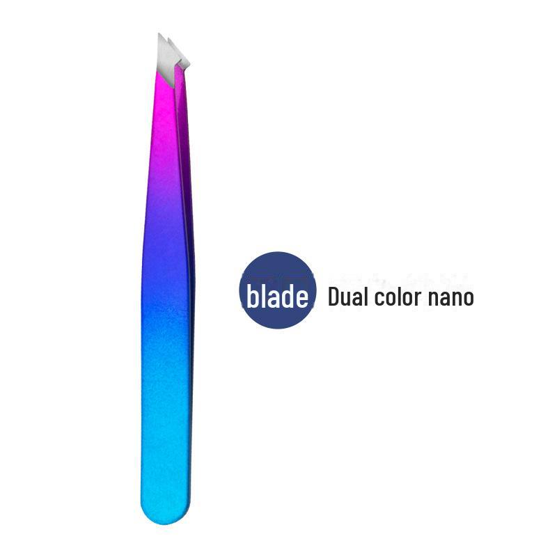 Пинцет для бровей из нержавеющей стали толщиной 1,2 мм со скошенной кромкой для точного удаления волос