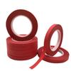 Red Non-residue Automotive Baking Paint Masking Tape High-viscosity PET Tape Heat Resistant