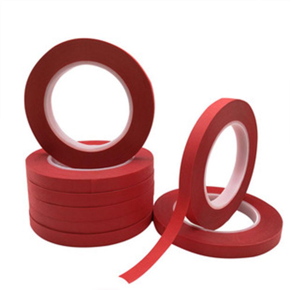 Red Non-residue Automotive Baking Paint Masking Tape High-viscosity PET Tape Heat Resistant
