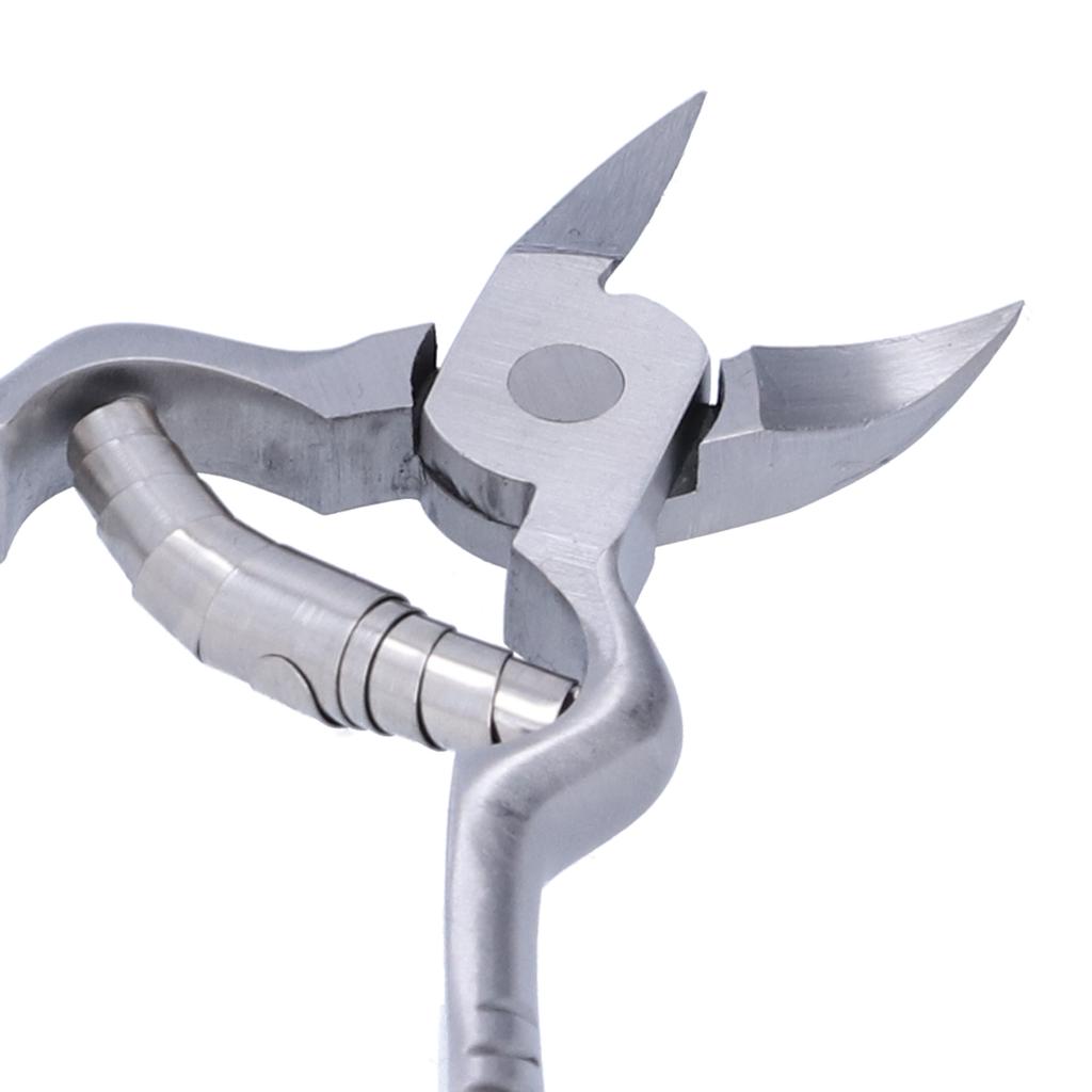 Кусачки для ногтей на ногах из нержавеющей стали, кусачки для вросших ногтей, профессиональные педикюрные кусачки для ногтей