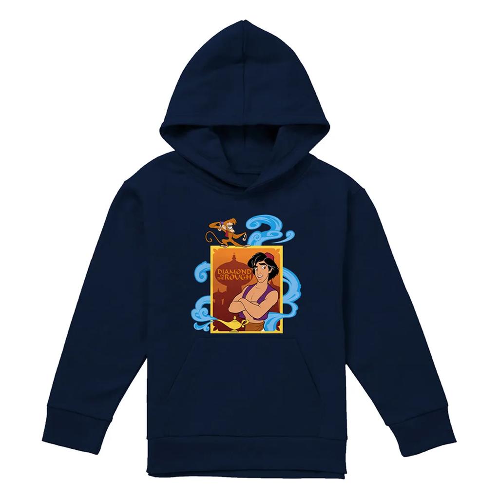 Aladdin Childrens/Kids Diamond In The Rough Abu Magic Lamp Pullover Hoodie