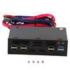 5.25inch Media Dashboard Front Panel USB3.02.0 HUB eSATA SATA O Multi Card Reader