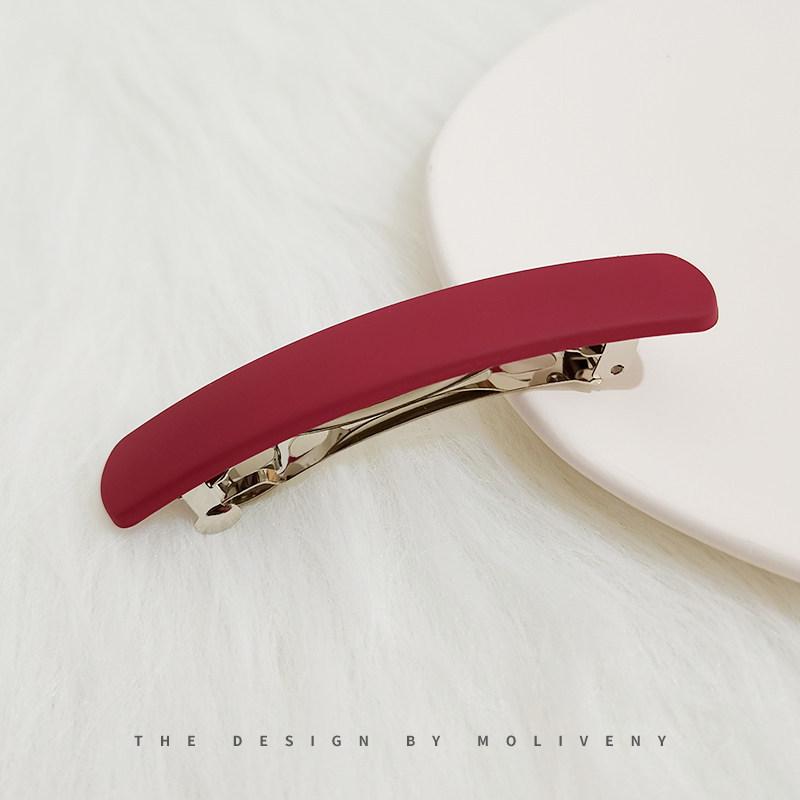 Матовая заколка для волос в корейском стиле для женщин и девушек - Простой и элегантный повседневный аксессуар