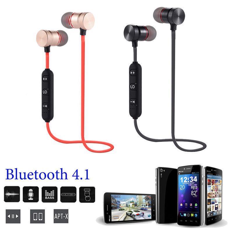 Магнитная гарнитура Bluetooth-наушники Беспроводные спортивные Bluetooth-магнитные наушники для Iphone Samsung