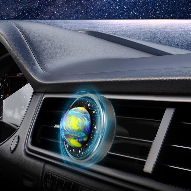 Автомобильный диффузор, вентиляционный зажим, декоративный вентиляционный зажим в форме планеты, ароматерапия для автомобиля, простая установка, многофункциональный салон автомобиля