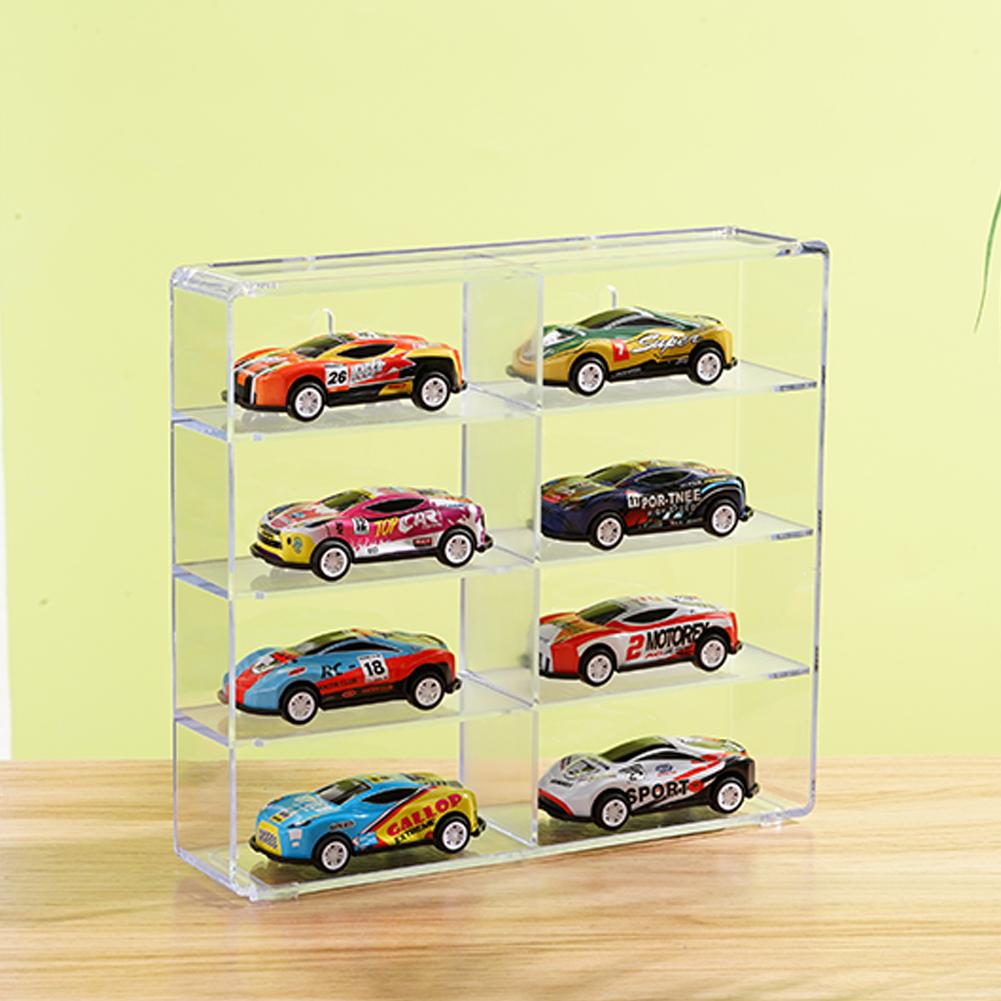 1:64 для Hot Wheels Display Box Car Model Toy Cabinet Rack для Hot Wheels Cars Diecast Storage Acrylic Pelproof Display Box