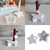 Multipurpose Sturdy Silicone Star Candle Holder Mold Set Portable for Resin Plaster Craft Supplies Assorted Sizes