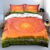 Swirling sunset with sheep. Bedding sets Duvet cover sets Duvet covers Pillowcases(1 * Duvet Cover 2 * Pillowcases without duvet insert)