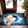 Eerie Frozen Phantom Area Rug Suitable for Indoor And Outdoor,Carpets for Kitchens, Homes, Offices, Living Rooms,Home Decor,Christmas Gift