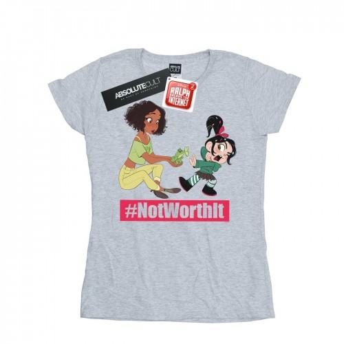 Disney Womens/Ladies Wreck It Ralph Tiana And Vanellope Cotton T-Shirt