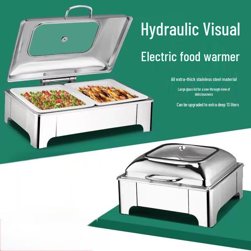 Stainless Steel Round Buffet Food Warmer