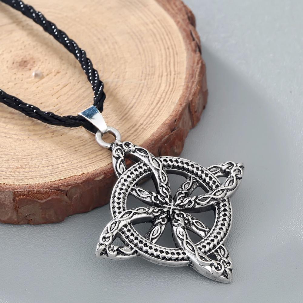 Chengxun Men Viking Overcoming Grass славянский амулет папоротник цветок кулон ожерелье любовный узел амулет ювелирные изделия защита от болезней