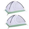 GEERTOP 2 Person Solo 4 Double Water Pressure Resistance Mountaineering Tent with Cold Easy Army Green Tent, Tent, Lightweight, Seasons, Layer,