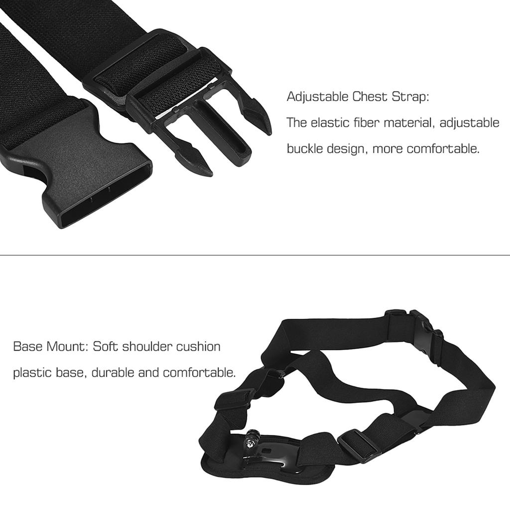 Adjustable Action Camera Single Shoulder Chest Strap Mount for GoPro hero 7 6 5 4 SJCAM YI