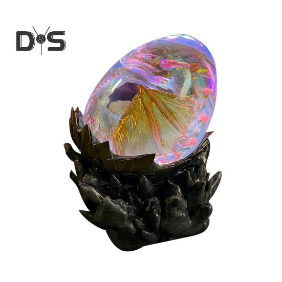 Ночной светильник в виде яйца динозавра, лампа ручной работы в виде дракона, инкубационный светильник в виде яйца динозавра для детской комнаты, декор детской комнаты, подарок любителю динозавров