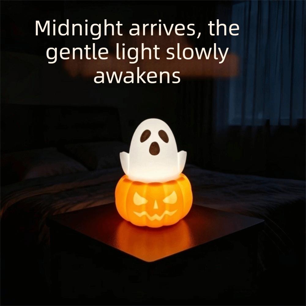 Tap Control Ghost Night Light Light Up Ghost Lamp Halloween Night Light Halloween Party