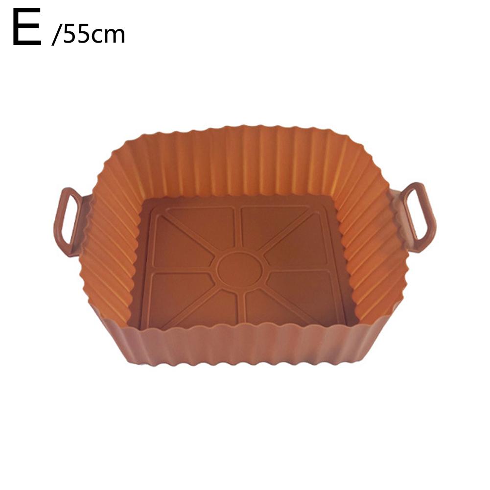 Многоразовая силиконовая корзина для аэрофритюрницы, противень для выпечки, силиконовая форма для аэрофритюрницы, корзина для пиццы и жареной курицы, вкладыши и аксессуары для аэрофритюрницы