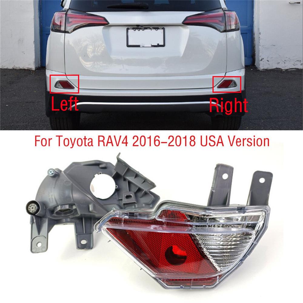 2 шт. Задний бампер светоотражатель для Toyota RAV4 2016 2017 2018
