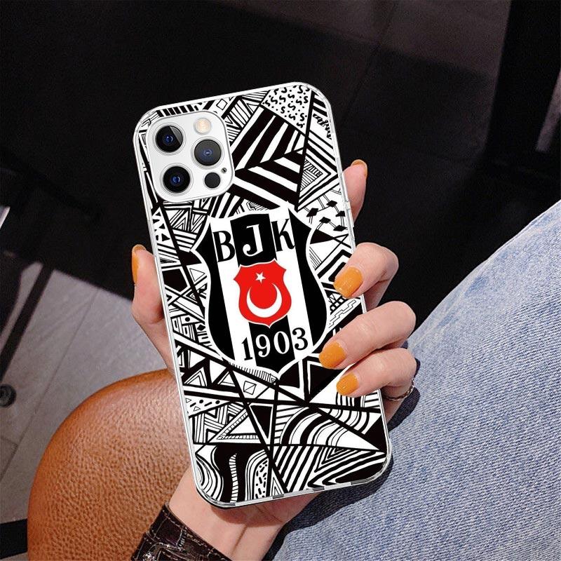 B-Бешикташ B-BJK Чехол для телефона для iPhone 17 Air 16 Pro Max 16E 15 + 14 Plus 11 12 13 Mini 7 8 SE Подарок Печатная Крышка Fundas
