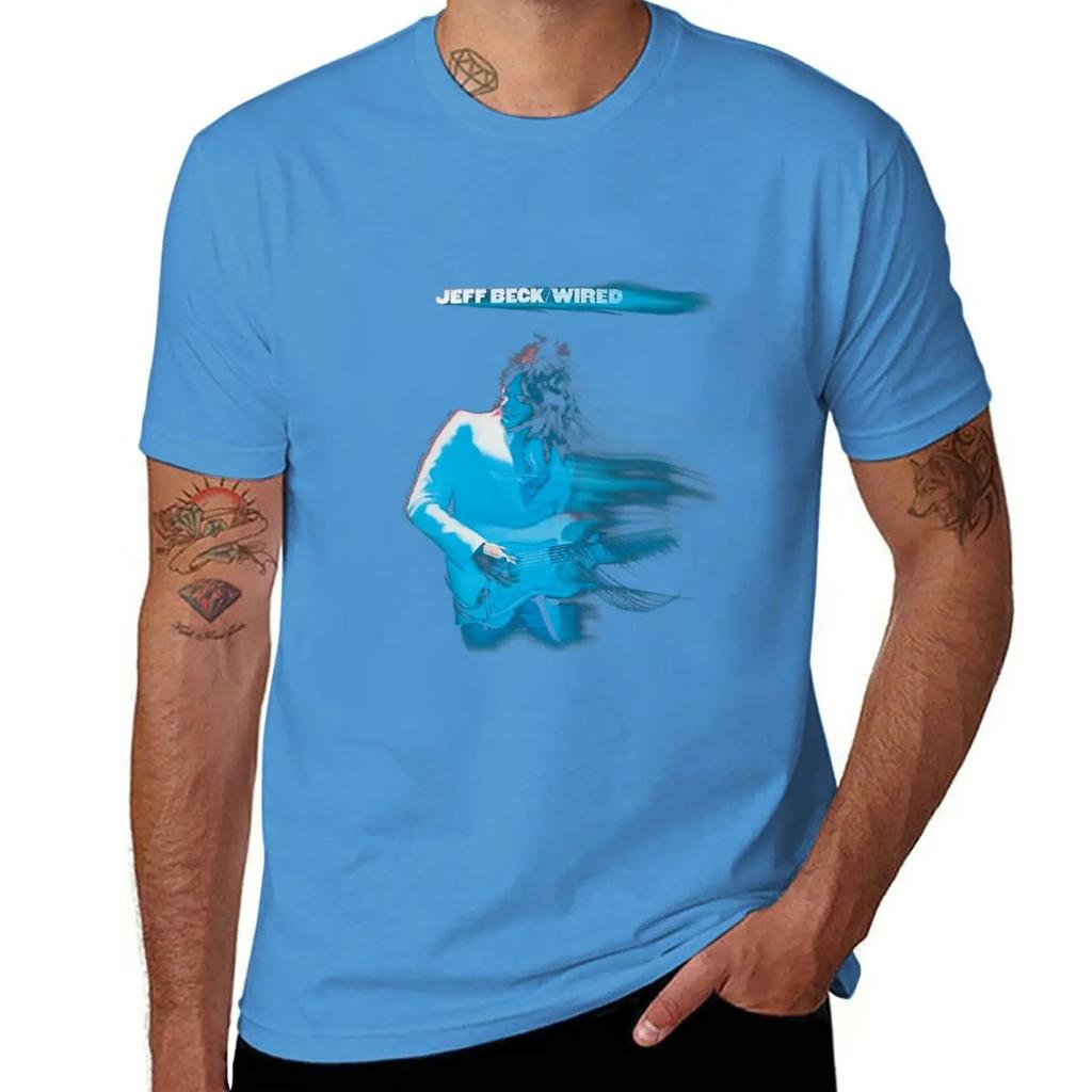 Jeff Beck - Wired Album T-Shirt kawaii clothes korean fashion workout shirt