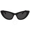 Saint Laurent Grey Cat Eye Ladies Sunglasses Sl 213 Lily 001 52