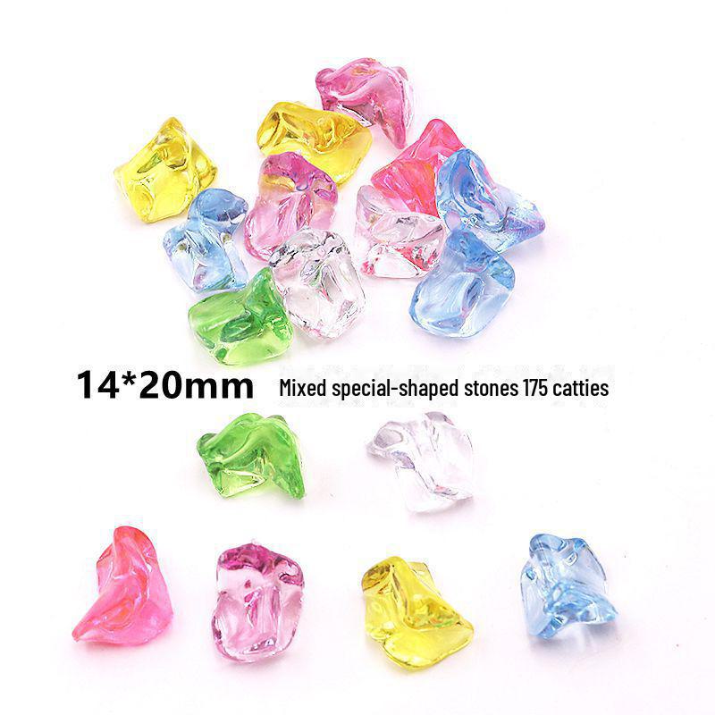 Kids' Gemstone Treasure Shell: Acrylic Diamond and Conch Archaeological Toy.