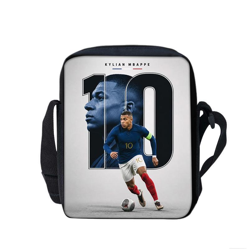 M-Mbappe Сумка-мессенджер через плечо с принтом, Сумка, Школьные сумки Звезды Футбола, Сумка для телефона, Сумка для покупок в стиле Футбольный спорт, Лучший подарок