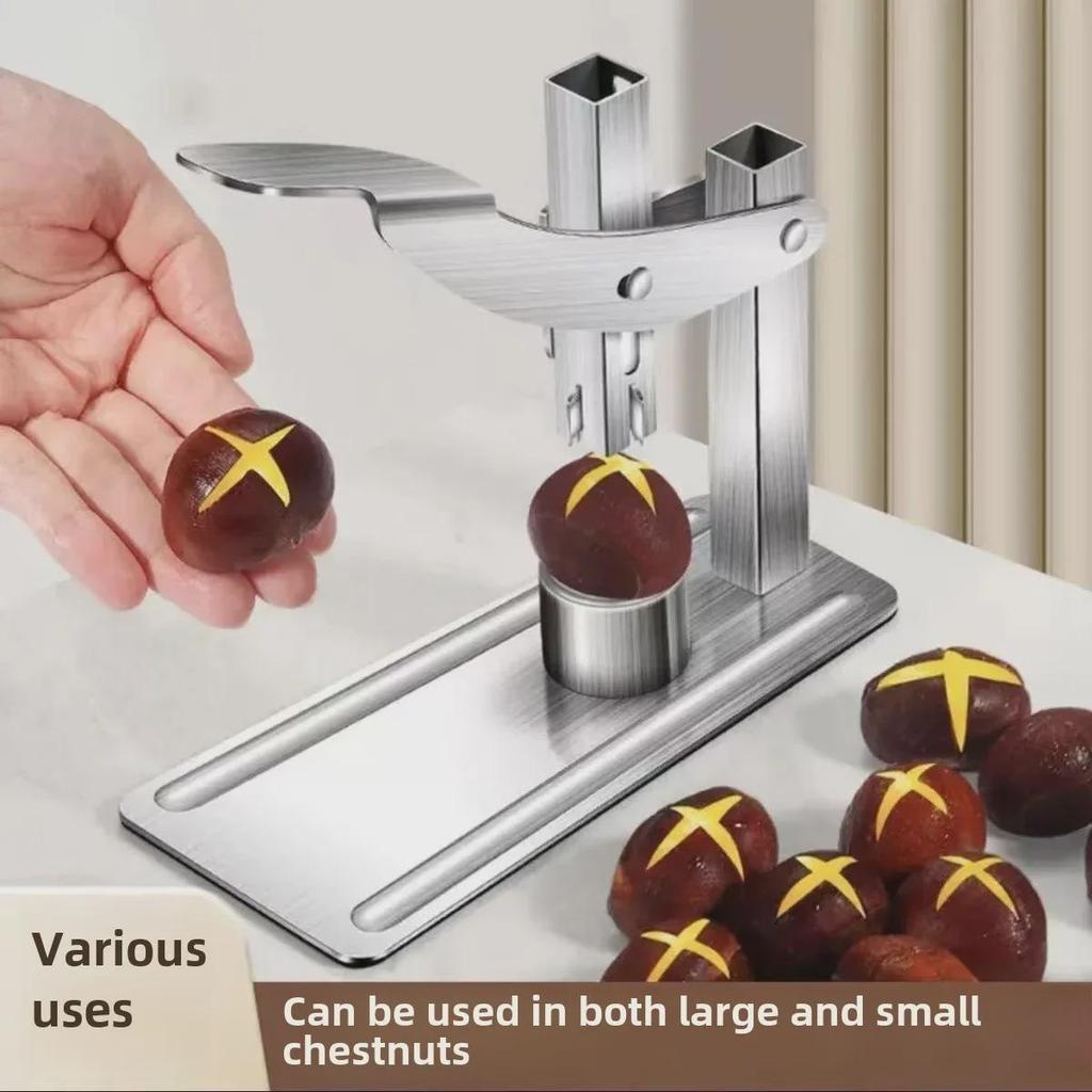 Зажим для открывания каштанов из нержавеющей стали нажимного типа