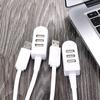 1.2M Usb Cable Extension Charger Line Hub More Than Splitter New Style 3 Usb Hub Charging Cable Fast Charge Usb Extension