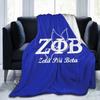Плед с принтом Zeta Phi Beta Подарки для сестринства Плюшевый Легкий Теплый Пушистый Пледы Мягкие Фланелевые Флисовые Пледы для Кровати Дивана Кушетки