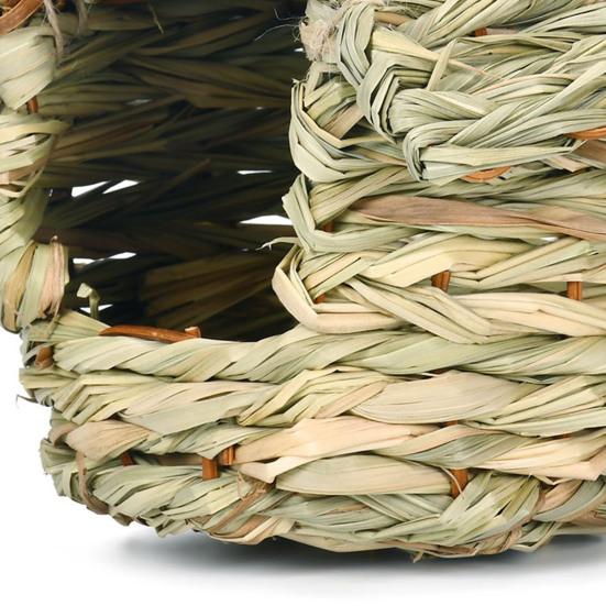 Подвесной скворечник ручной работы из натуральной травы, подвесная птичья хижина, домик, птичье укрытие для использования в помещении, на открытом воздухе, в саду, во внутреннем дворике, на дереве