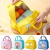 Household Insulated Cartoon Pattern Bento Bag For Students To Bring Food To Work, Lunch Bag Ice Pack, Hand-Held Lunch Box Bag