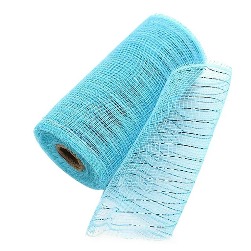 Полиэстеровая лента с фольгой в каждом рулоне для упаковки и украшения венков Swags Bows