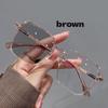 Photochromic Anti Radiation Glasses Square Sun Shades Women Men Glasses Frame Replaceable Lens Anti Blue Light Fashion Eyewear