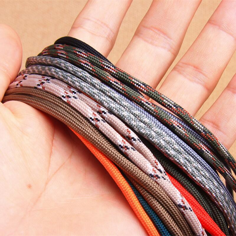 1PC Keychain Paracord Military Braided Nylon Lanyard With Plastic Buckle High Strength Parachute Cord Camping Equipment Kit
