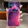 Чехол для Realme Note 60 60X Эстетичный Модный Милый Кот Прозрачный Мягкий Силиконовый Чехол Для Realme Note60 X Note60X Чехол для Телефона