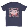 Pink Poyo Kirbys TShirts for Men  Vintage Pure Cotton Tees Crewneck Short Sleeve T Shirt New Arrival Clothes