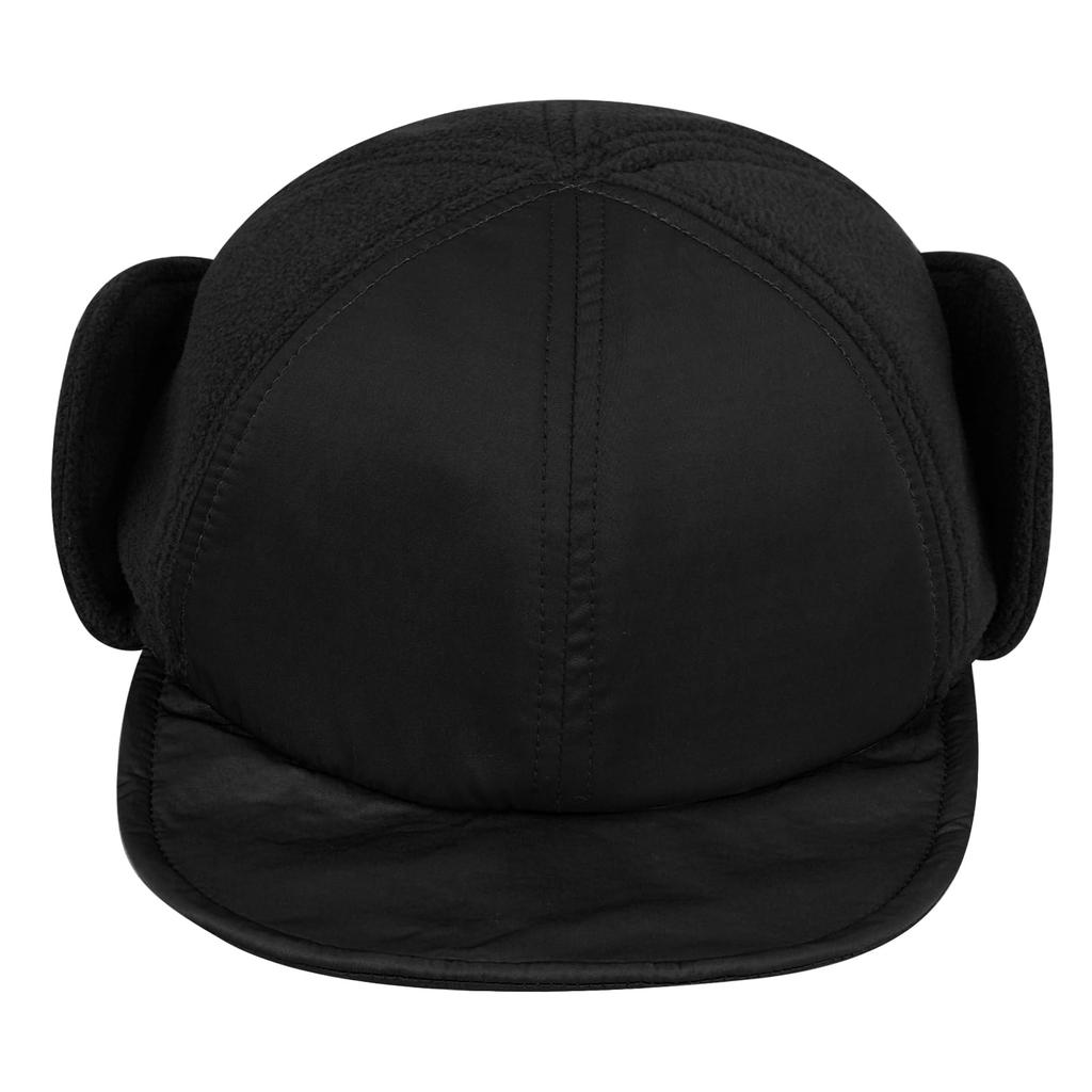 Шапка-ушанка с ушами, пилотка для холодной погоды и зимняя шапка для и снега, унисекс, уши, тепло, сноубординг, катание на лыжах, поездки на работу, уборка снега,