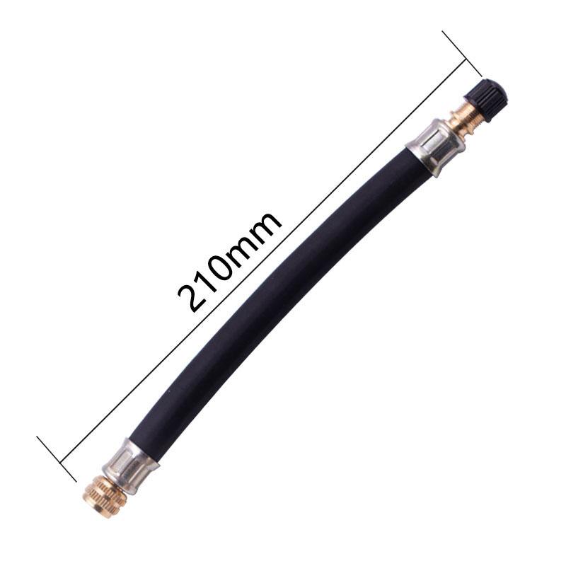 Various Braided Flexible Hose Tire Valve Inflatable Rubber Hose Steel Wire Car Wheels Tyre Valve Stems Extensions Tube Adapter