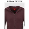UR Women's 2025 Winter Hooded Rivet Pocket Knit Cardigan