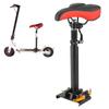Durable Adjustable Electric Scooter Seat Saddle For Xiaomi M365 Scooter Black Red