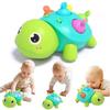 Montessori Baby Crawling Toys Light Up Musical Turtle Toy Fun Turtle Baby Toys For 0-18 Month